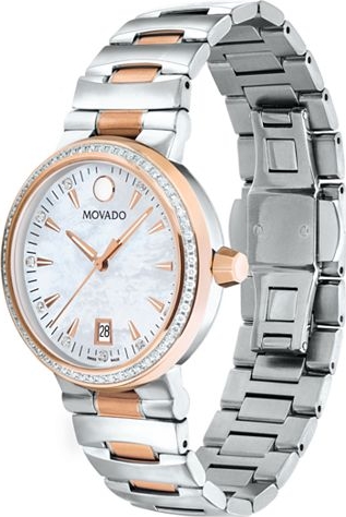 movado-vizio-women-s-two-toned-bracelet-watch-34mm2 Movado Vizio Women's Two-toned Bracelet Watch 34mm