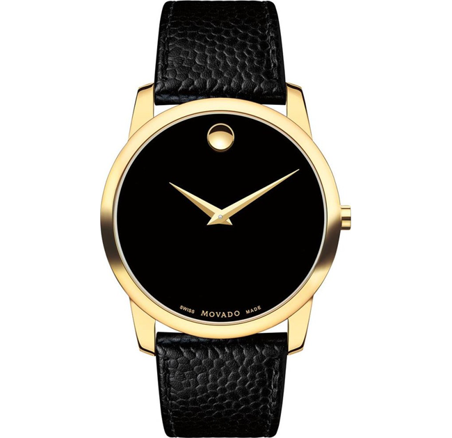 Movado Museum 0607014 Gold Plated case Watch 40mm 16,830,000 ₫