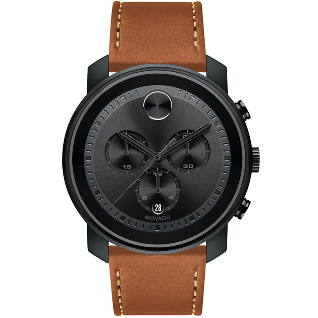 Đồng hồ Movado Bold Black Ion-Plated 3600603 Watch 44mm