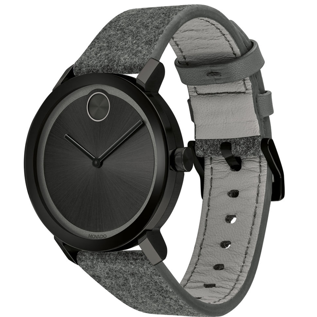 Movado Bold Black Ion-Plated 3600611 Watch 40mm