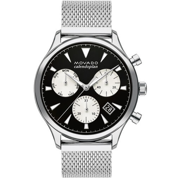 đồng hồ Movado Heritage Series 3650097 Calendoplan Watch 43mm
