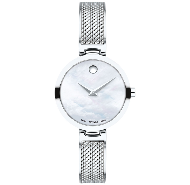 đồng hồ Movado Amika White Women's 27mm 0607361