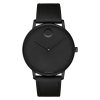 Movado 3640002 Face Black Ion-Plated Watch 41mm