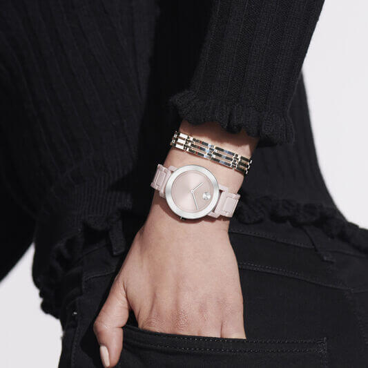 3600709_1840001_Wrist_W Movado Bold Evolution Watch 36mm