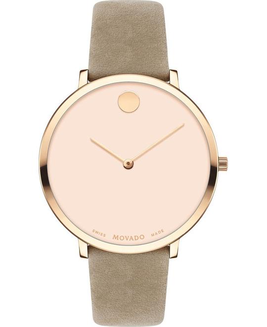 Movado Modern 47 Taupe Watch 35mm