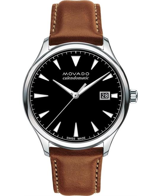 87346 Movado Heritage Brown Watch 40mm