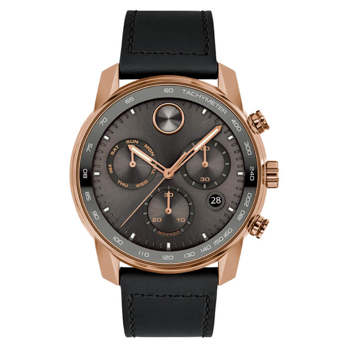 Movado 3600739 BOLD Verso Watch 44MM