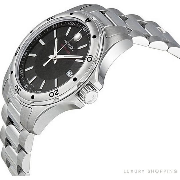 Movado 2600074 Series 800 Quartz Black Watch 40mm