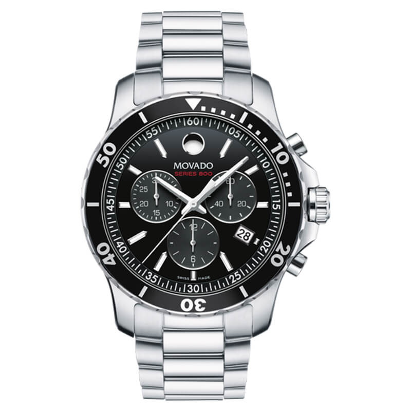 Movado 2600142 Series 800 Chronograph Watch 42mm
