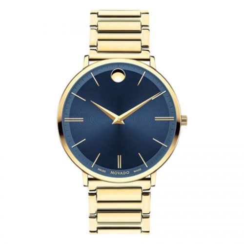 Movado 0607510 Ultra Slim Blue Men's Watch 40mm