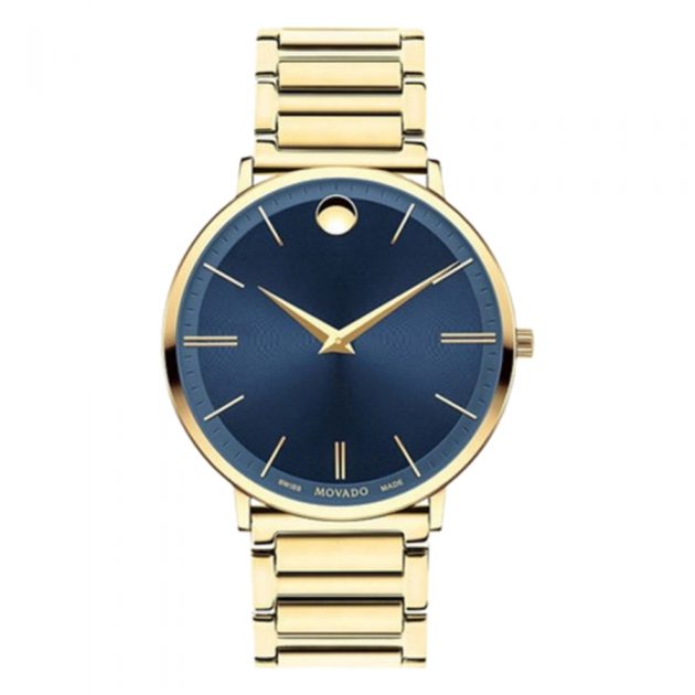 Movado 0607510 Ultra Slim Blue Men's Watch 40mm