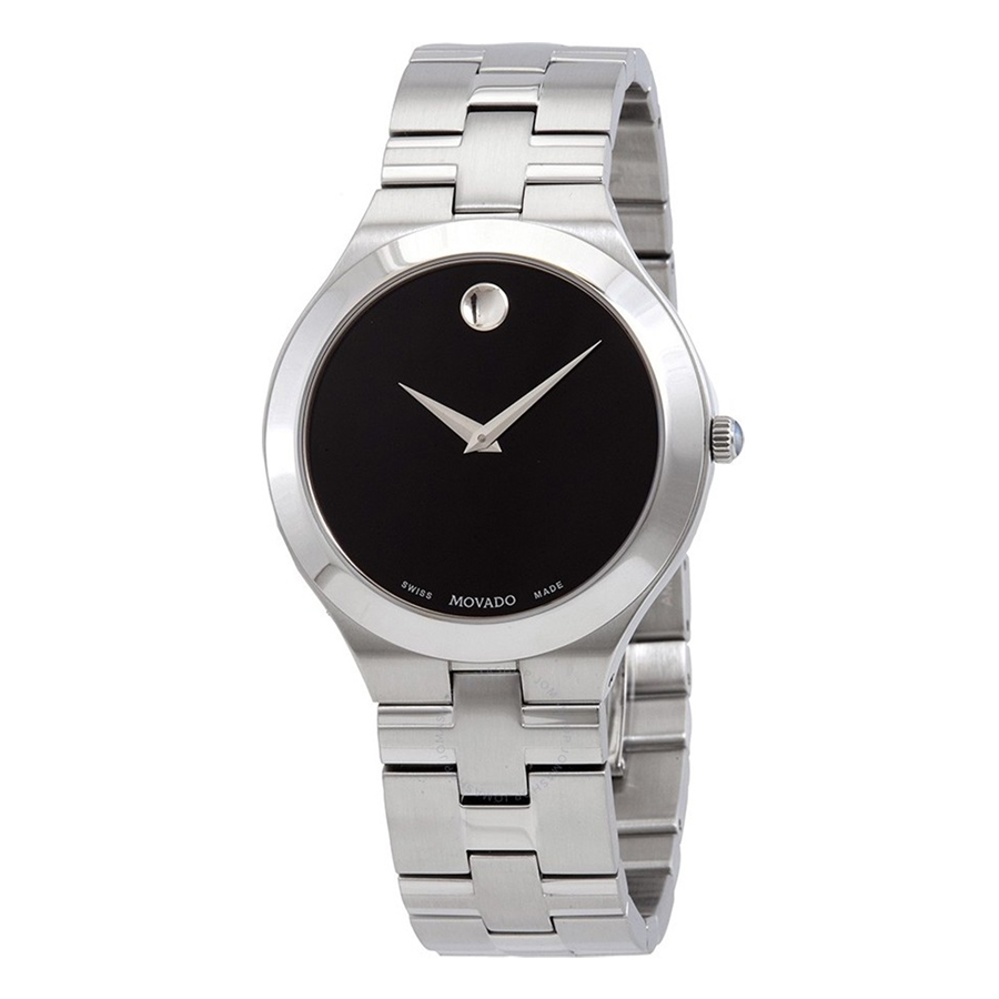 Movado 0607442 Juro Black Dial Men's Watch 40mm