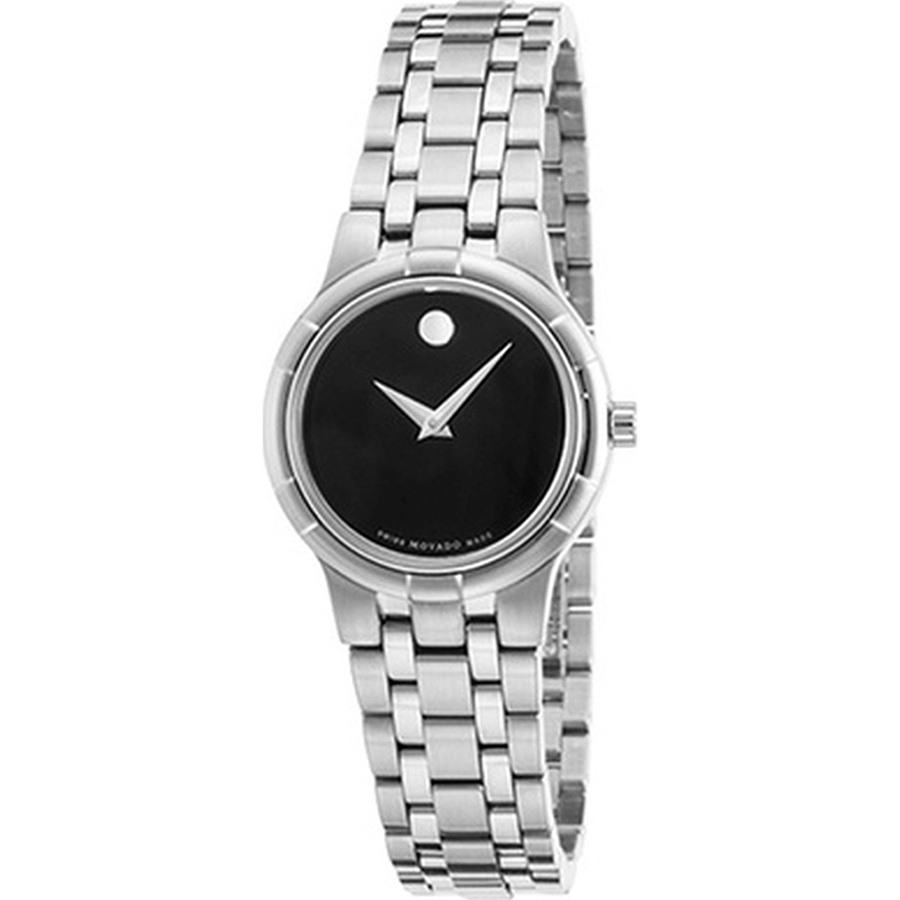 Movado 0606204 Metio Black Dial 27mm