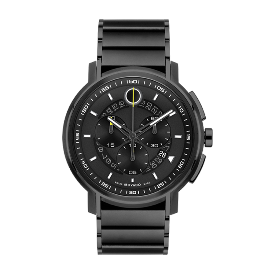 movado-face-watch-43mm Movado 0607554 Strato Watch 44MM
