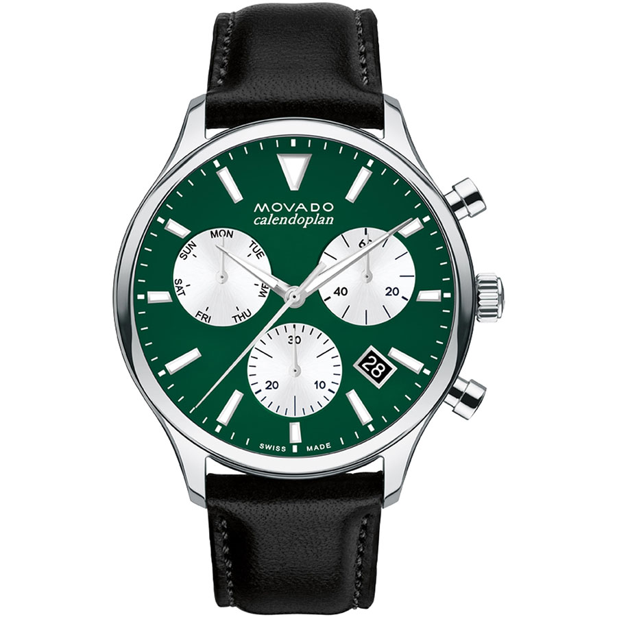 MOVADO 3650149 HERITAGE SERIES WATCH 43MM