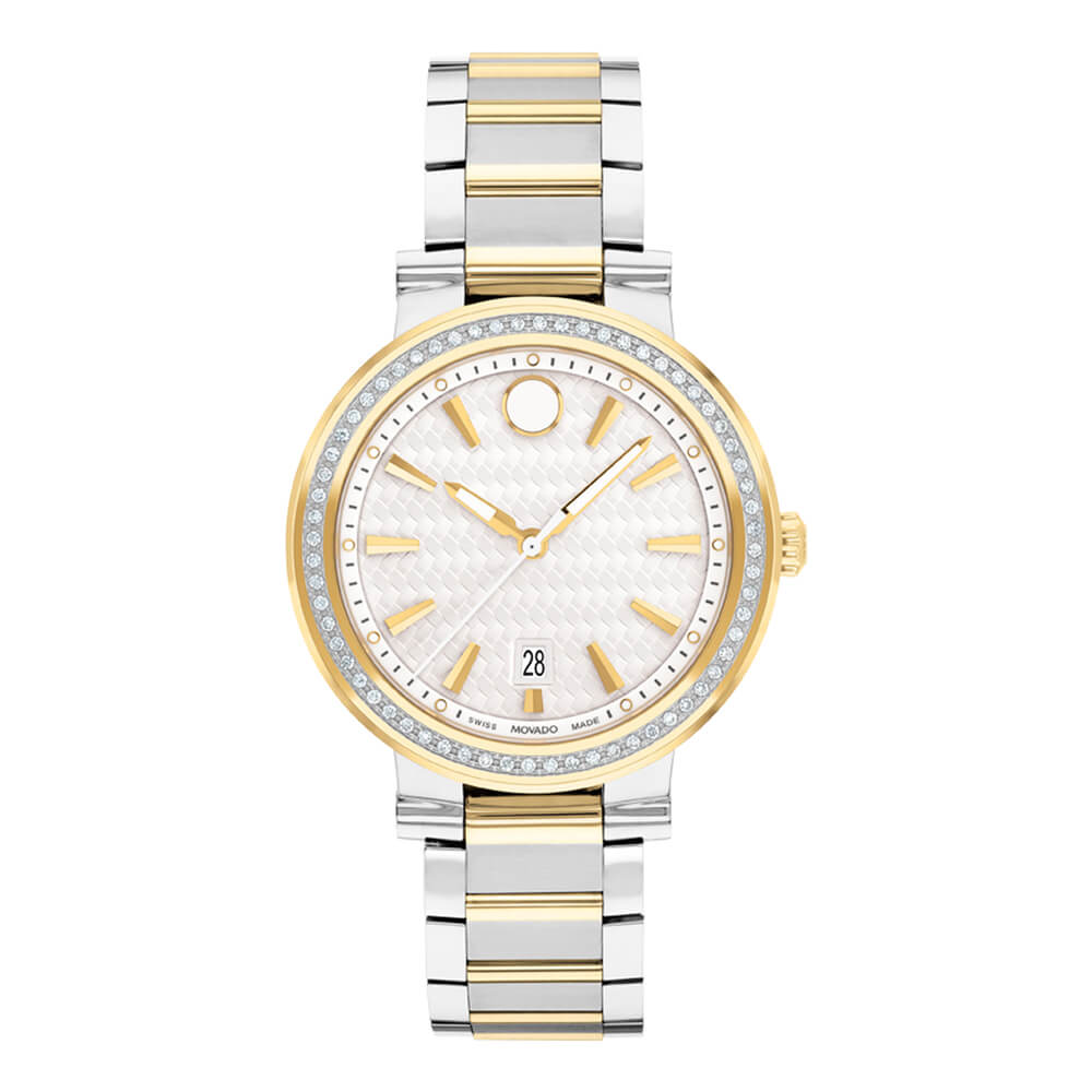 Movado Vizio 0607638 Diamond Watch 32mm
