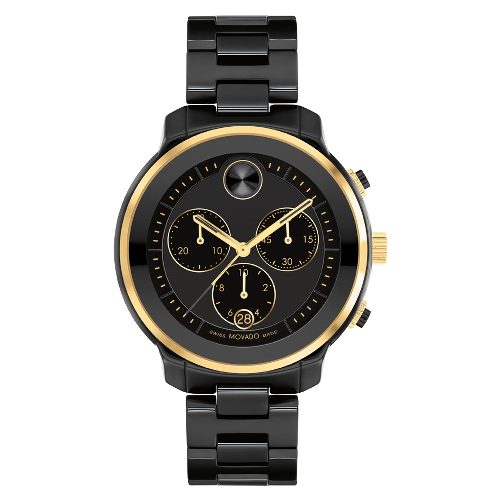 Movado BOLD Verso 3600932 Chronograph Watch 39.5mm