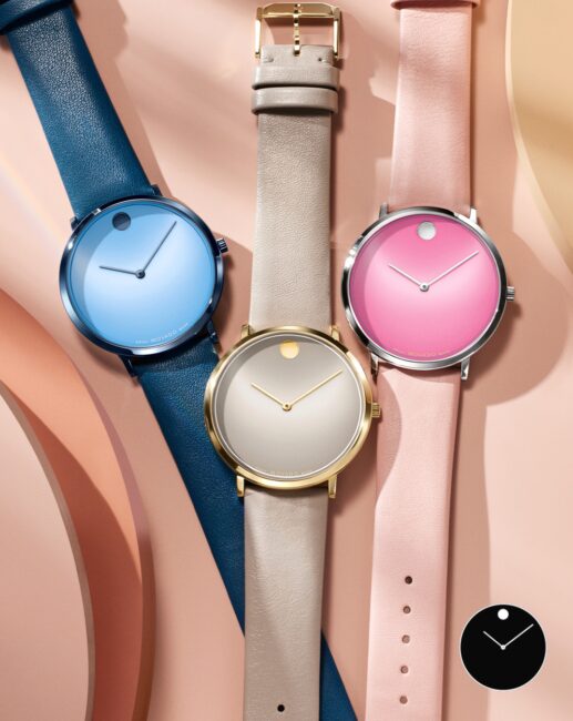 đồng hồ Movado Morden 47 Dream in Color mặt số ombre mới