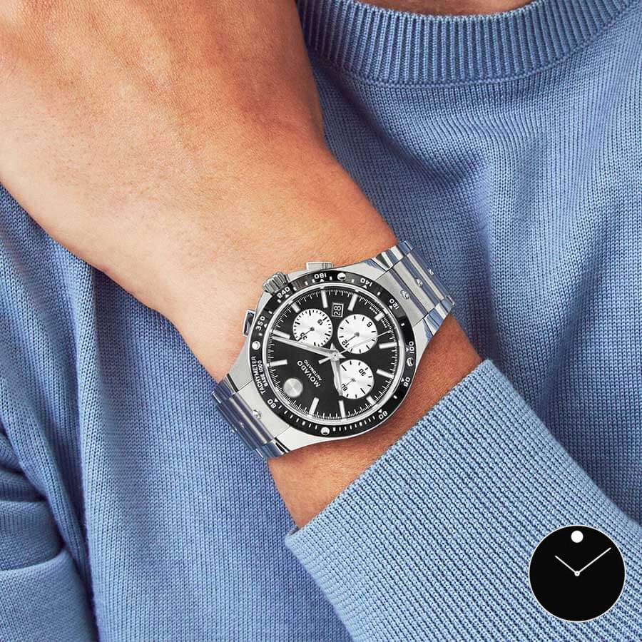 movado-alta-se-automatic-0607754-chronograph-43mm Movado Alta SE Automatic 0607754 Chronograph 43mm