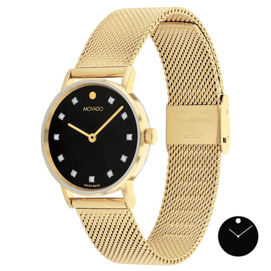 Movado-0607747-Museum-Classic-Diamond-Watch-28mm Movado 0607747 Museum Classic Diamond Watch 28mm